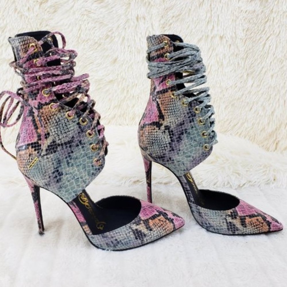 ☆ Giovanni Pointy Toe Pumps 4.5" High Heel Shoes